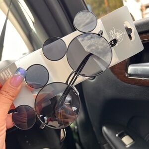 Mickey shaped glasses Round Sunglasses